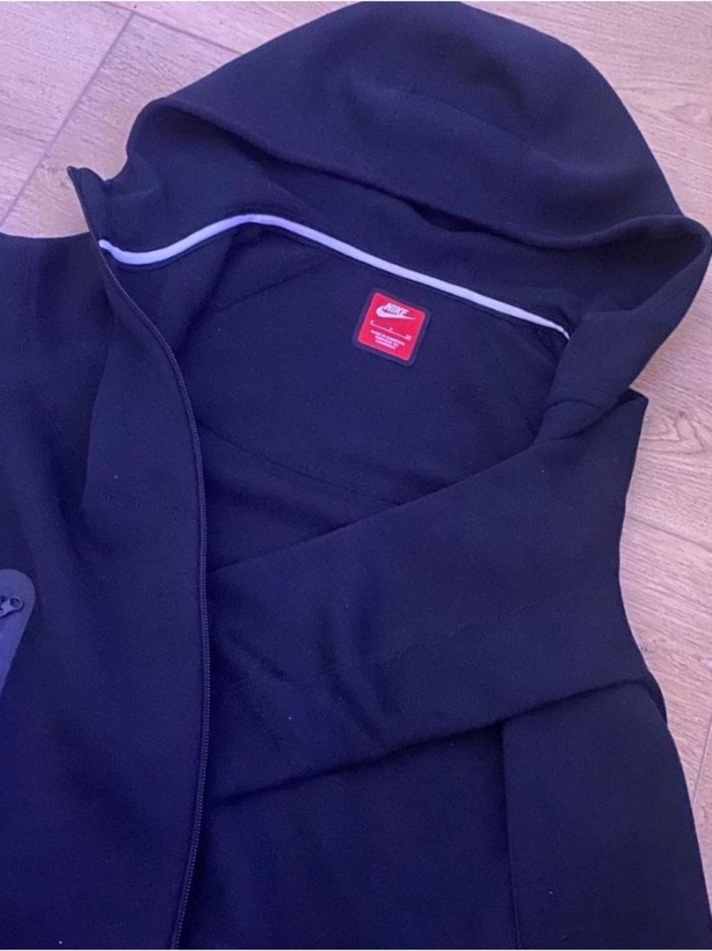Nike Women’s Black Hooded Utility Jacket